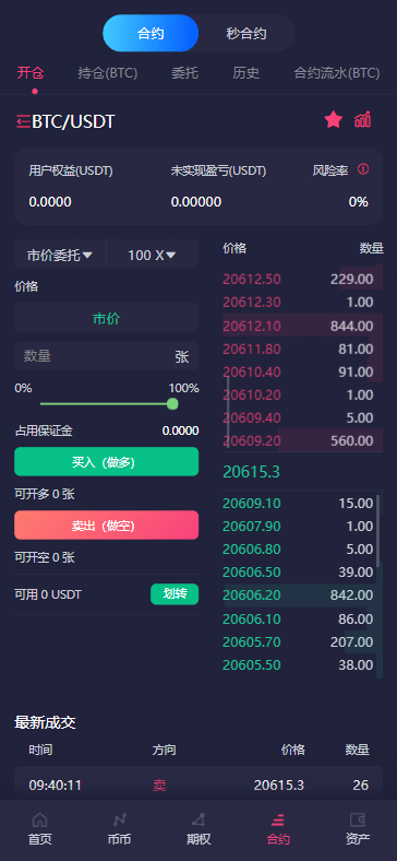 永续合约+币币交易+申购+秒合约+期权+多语言(稳定性极高)